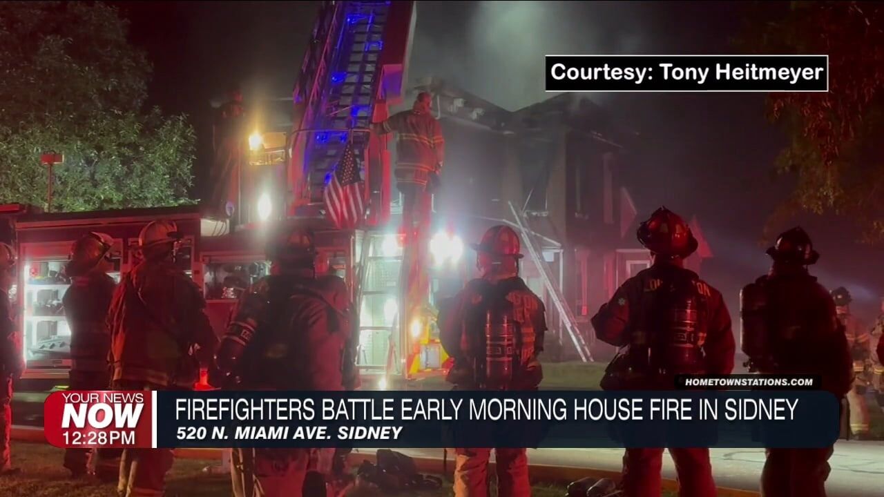 Sidney Firefighters return to same house for early morning blaze